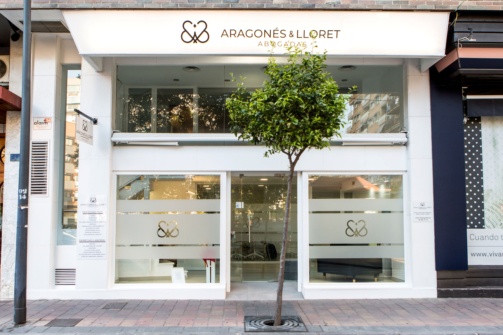 Aragonés y Lloret - Abogadas en Villajoyosa y Abogados en Finestrat - Alicante 2 allabogada fachada